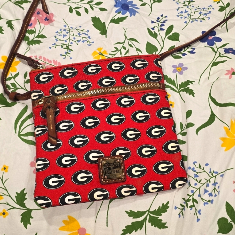 Dooney Bourke Georgia Bulldogs crossbody GUC